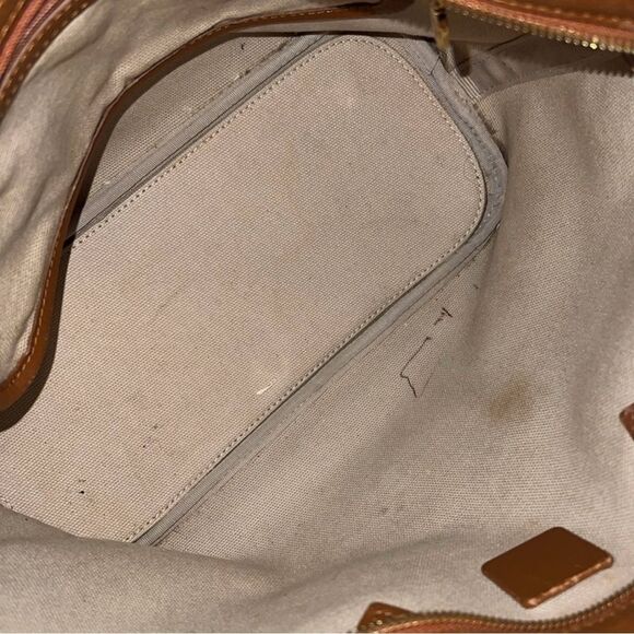 MCM Brown Monogram Tote Bag - Picture 8 of 8